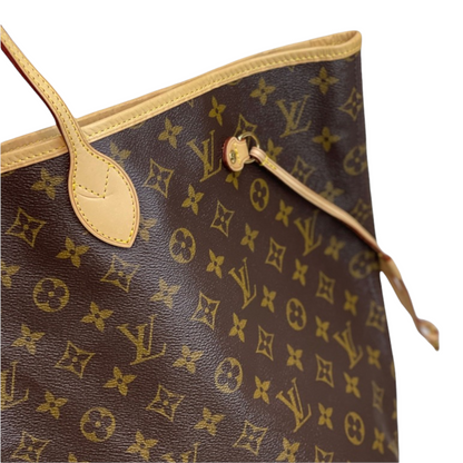 Louis-Vuitton Monogram Neverfull GM Coated Canvas GHW