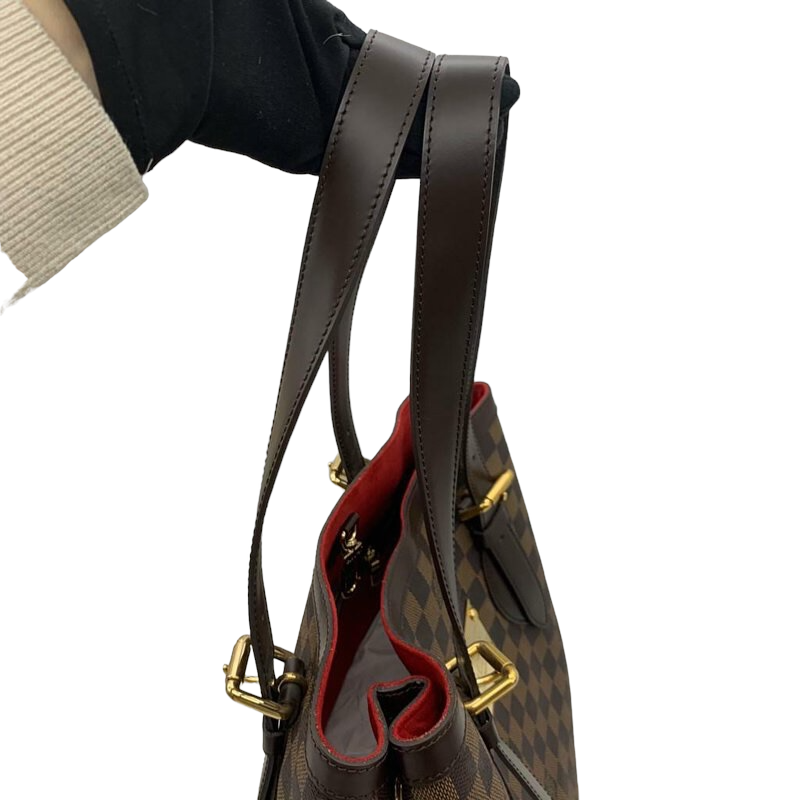 Louis-Vuitton Damier Ebene Hampstead MM Brown