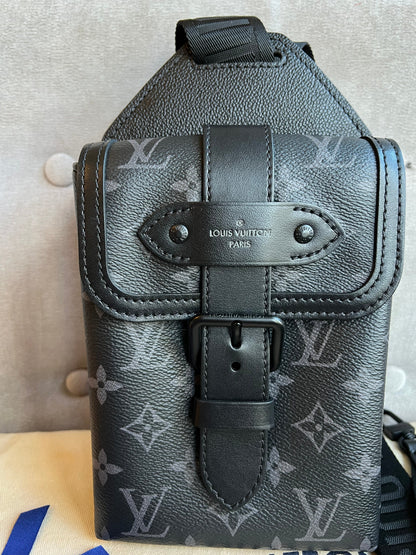 Louis Vuitton Saumur Sling Bag Monogram Eclipse (RRP £1510)