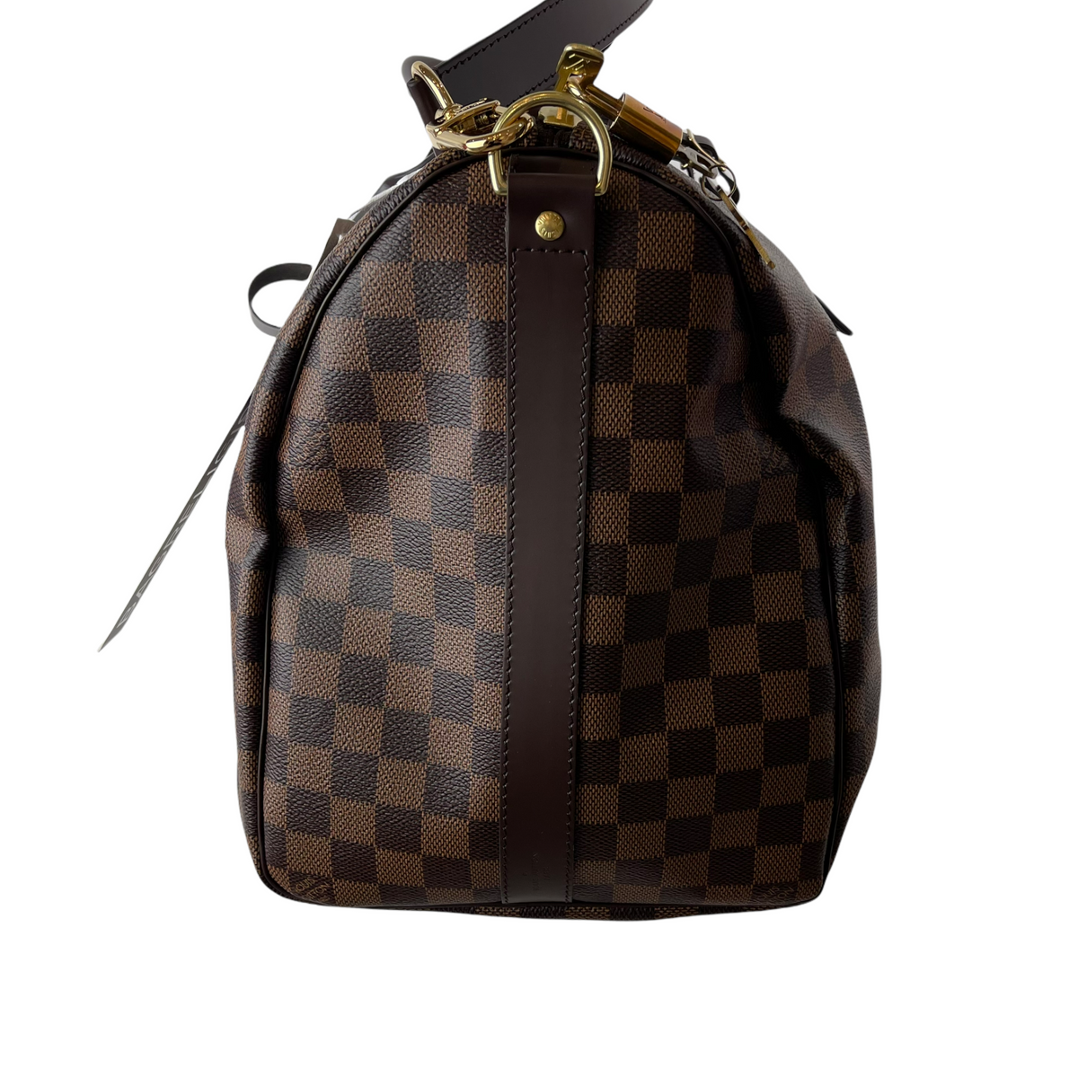 Louis-Vuitton Damier Ebene Canvas Keepall Bandoulière 45 GHW