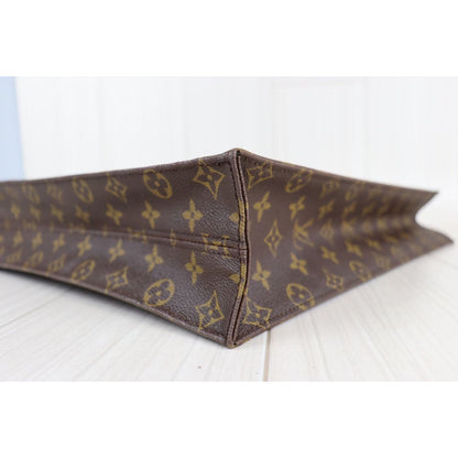 Rank A ｜ LV Monogram Sac Plat Tote Bag ｜073013