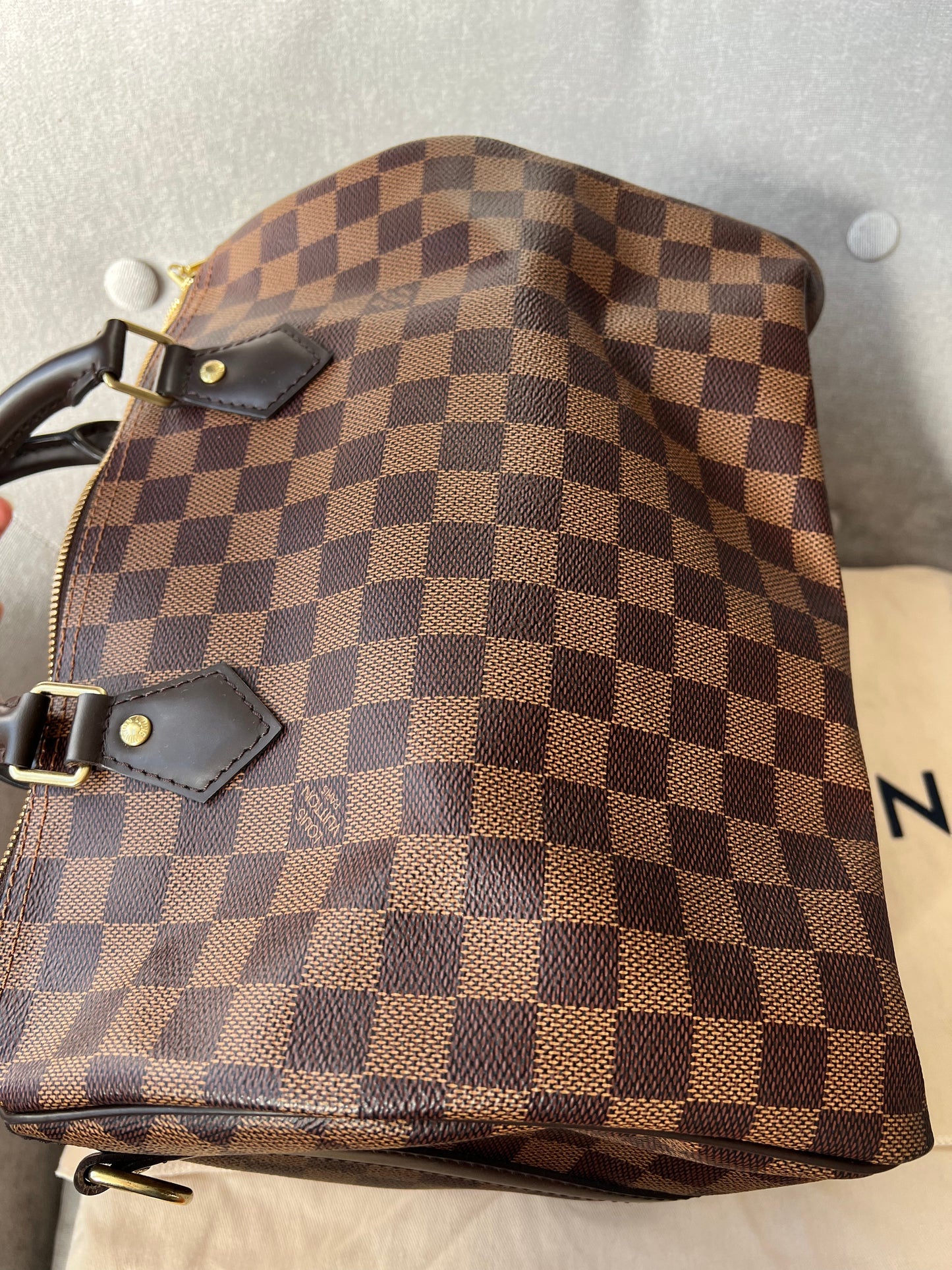 Louis Vuitton Speedy Bandouliere 30 Damier Ebene (RRP £1470)