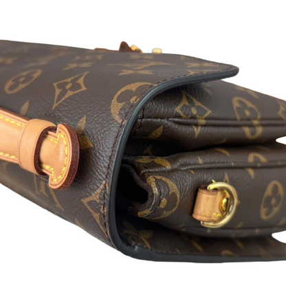 Louis-Vuitton Monogram Pochette Métis Brown GHW