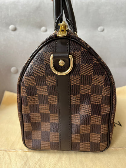 Louis Vuitton Speedy 25 Bandouliere (strap missing) Damier Ebene (RRP £1,420)