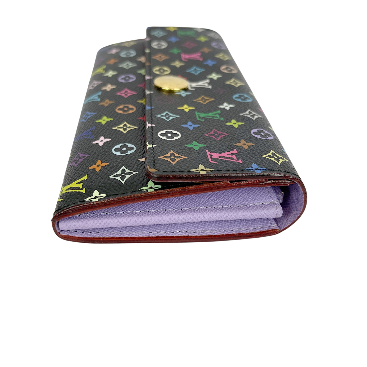 Louis-Vuitton Sarah Wallet Monogram Multicolour GHW
