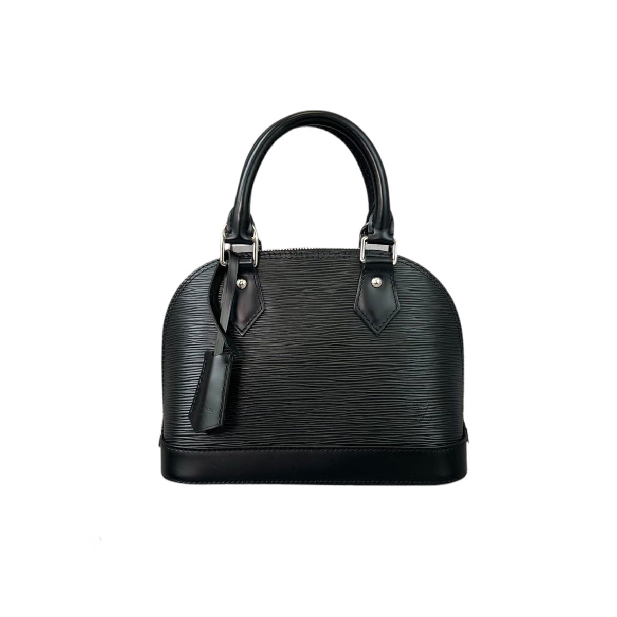 Louis-Vuitton Alma BB Black Epi SHW