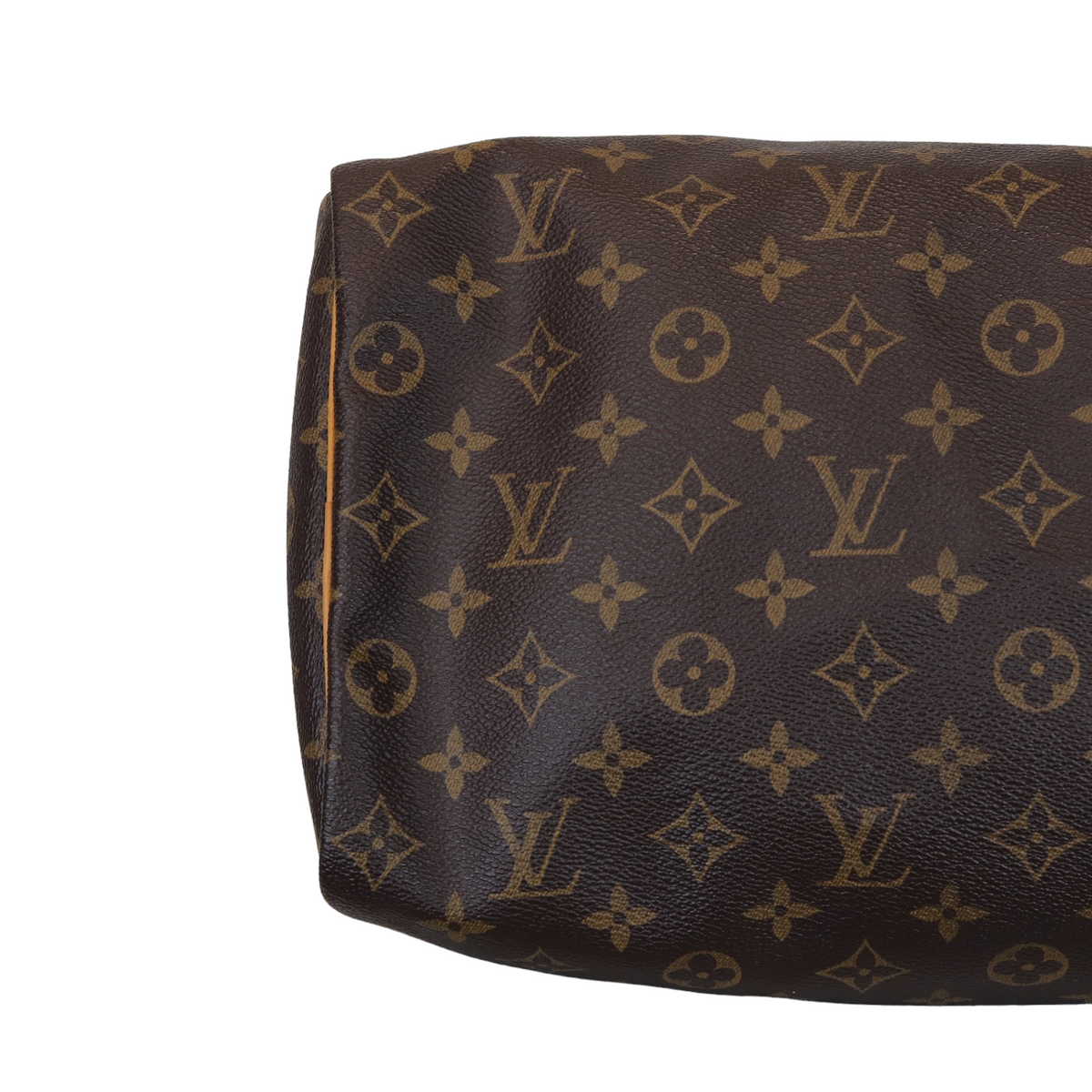 Louis-Vuitton Monogram Speedy 35 Brown GHW