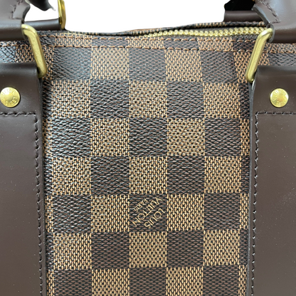 Louis-Vuitton Damier Ebene Canvas Keepall Bandoulière 45 GHW