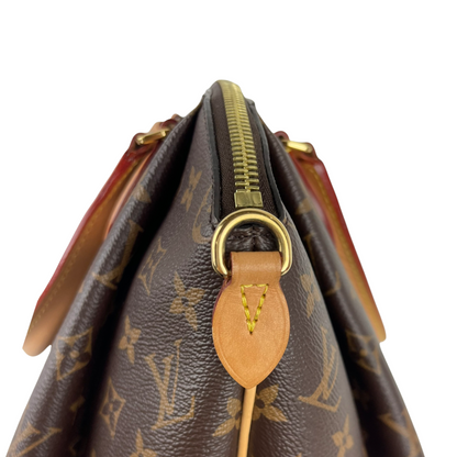 Louis-Vuitton Monogram Rivoli MM Canvas Brown GHW