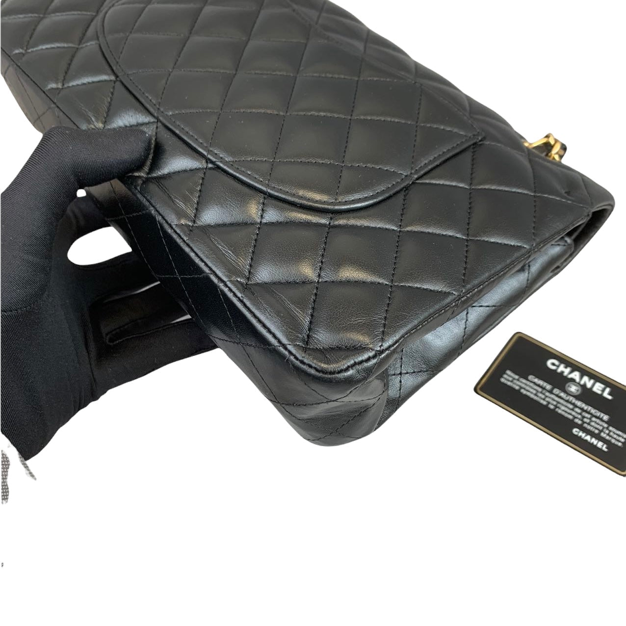 Classic Flap Black Medium Lambskin GHW
