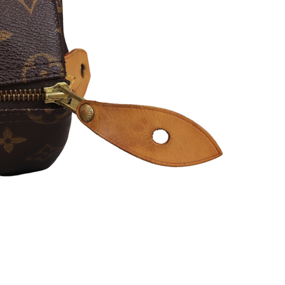 Louis-Vuitton Monogram Speedy 35 Brown GHW