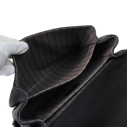 Louis-Vuitton Monogram Empreinte Pochette Metis Black GHW