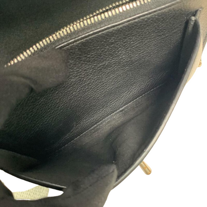 Louis-Vuitton Mylockme Chain Pochette Leather Black SHW