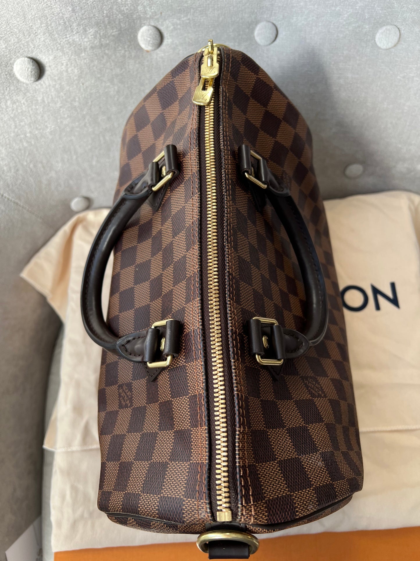 Louis Vuitton Speedy Bandouliere 30 Damier Ebene (RRP £1470)