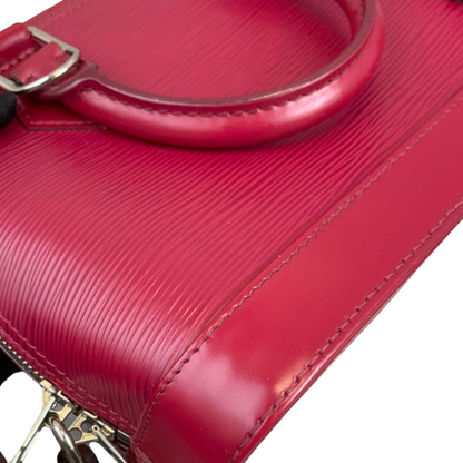 Louis-Vuitton Alma BB Epi Leather Red SHW