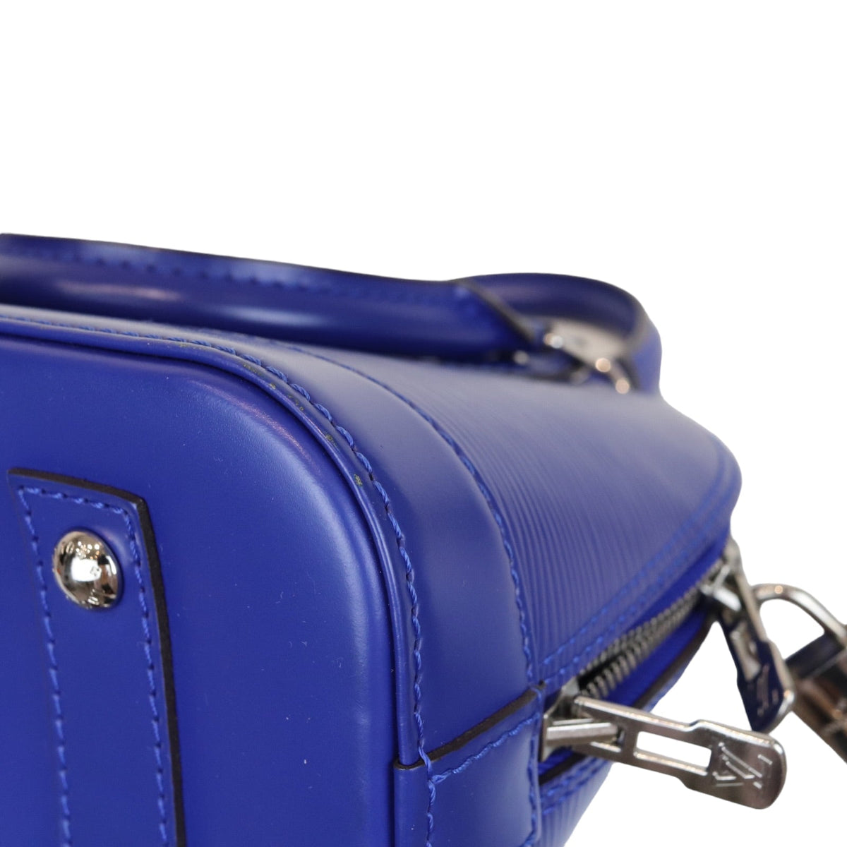 Louis-Vuitton Alma BB Epi Blue SHW