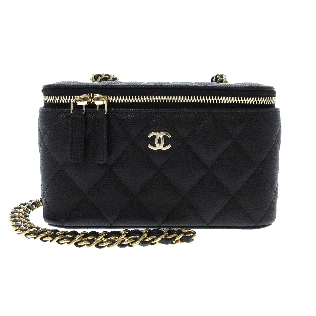 Chanel black Vanity Case