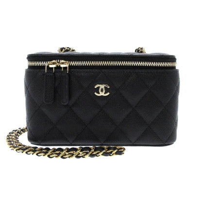 Chanel black Vanity Case