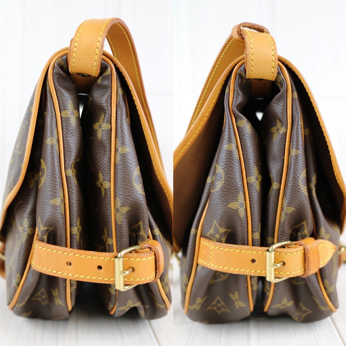 Rank A ｜ LV Monogram Saumur MM Shoulder Bag｜070203