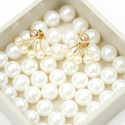 Christian Dior Pearl La Peite Tribale Earrings