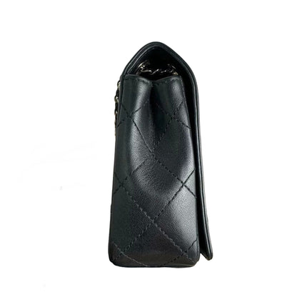 Mademoiselle Flap Medium Lambskin Black SHW