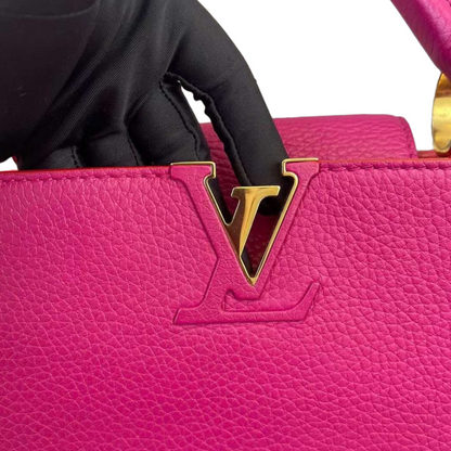 Louis-Vuitton Capucines BB Pink Taurillon GHW