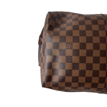 Louis-Vuitton Damier Ebene Canvas Keepall Bandoulière 45 GHW