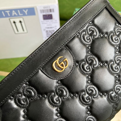 Gucci GG  Matelasse genuine Leather Shoulder Bag