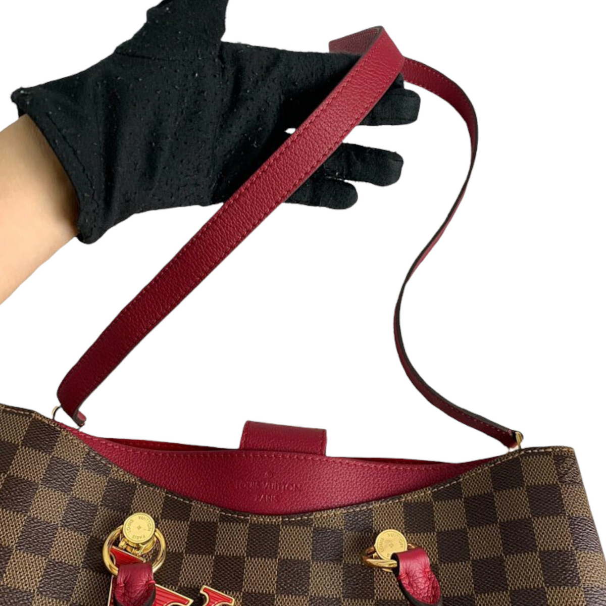 Louis-Vuitton Riverside Damier Brown GHW