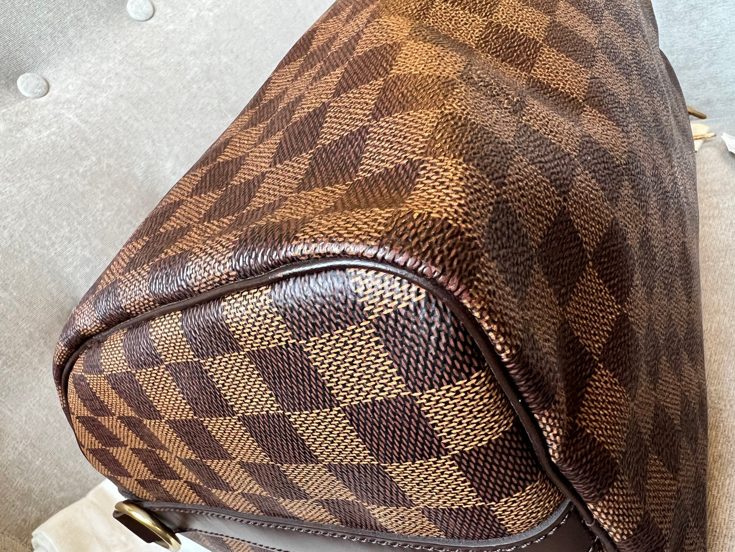 Louis Vuitton Speedy Bandouliere 30 Damier Ebene (RRP £1470)