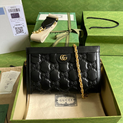 Gucci GG  Matelasse genuine Leather Shoulder Bag