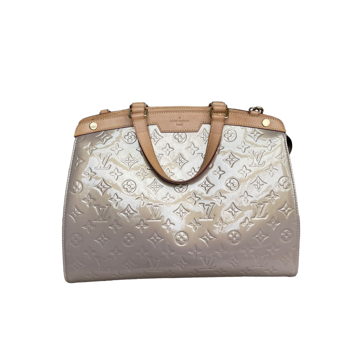 Louis-Vuitton Vernis Brea GM Beige Poudre GHW