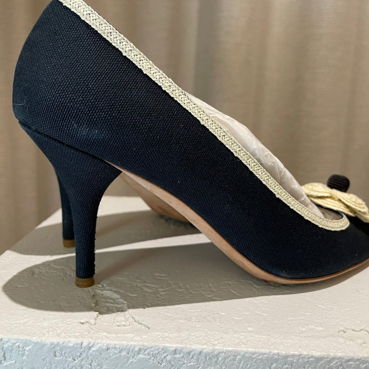 Pumps Floral CC Embellishment Black 39.5