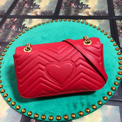 Gucci Marmont Small Matelassé Shoulder Bag