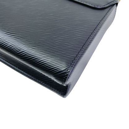 Louis-Vuitton Twist Epi Leather MM Black GHW