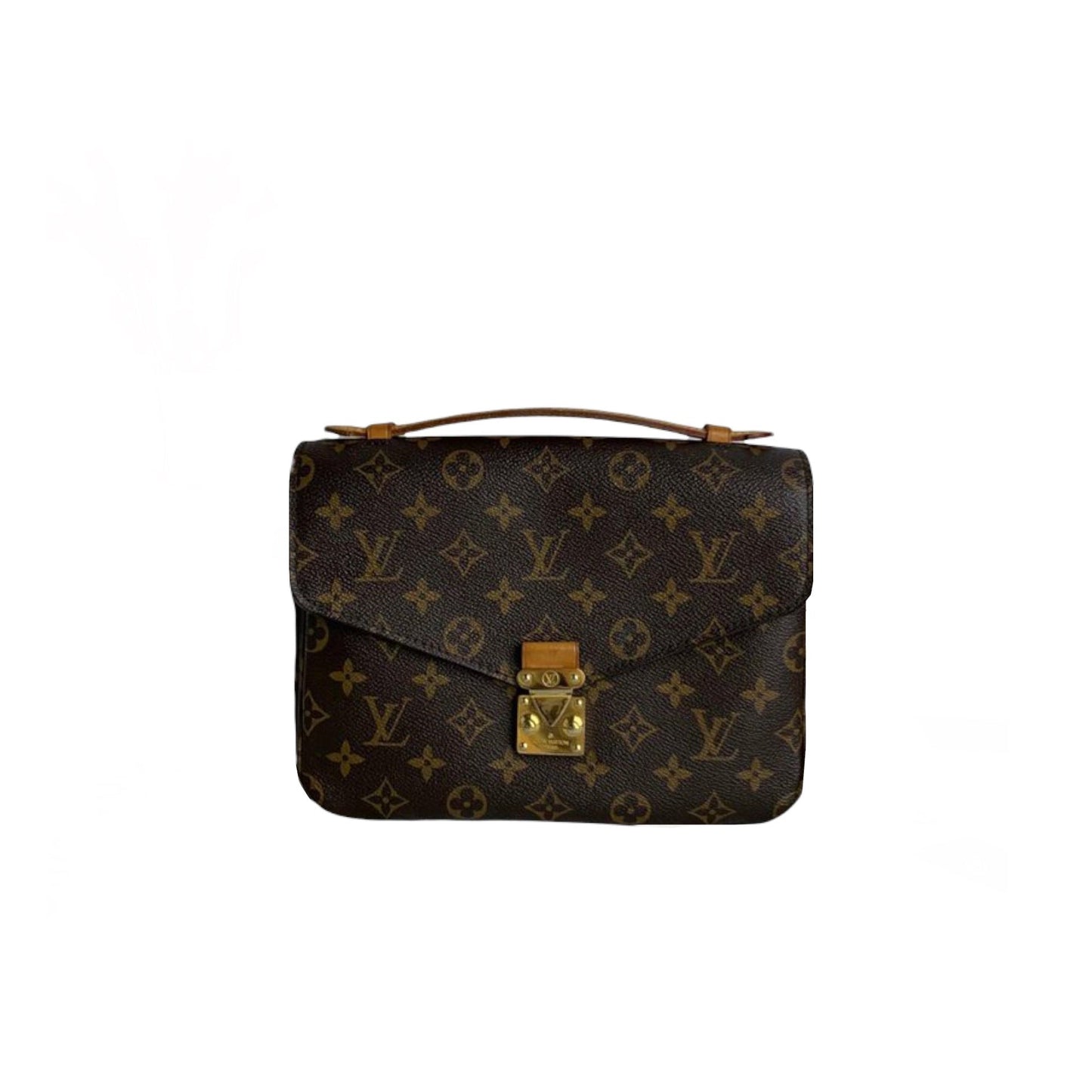 Louis-Vuitton Pochette Metis Leather Monogram GHW