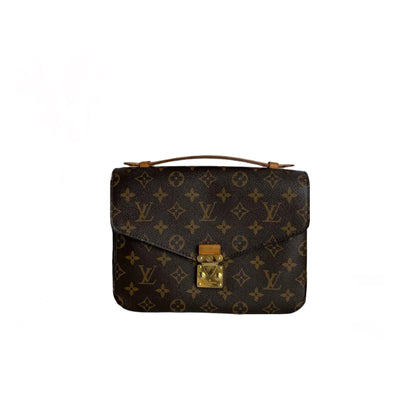 Louis-Vuitton Pochette Metis Leather Monogram GHW
