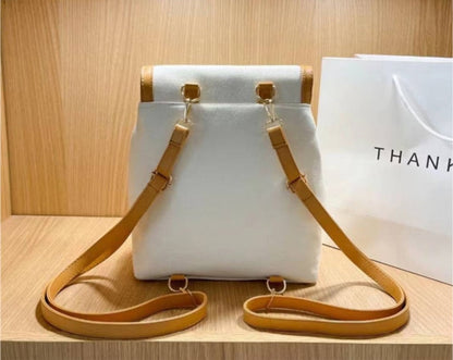 Chanel woman pearl bead Backpack
