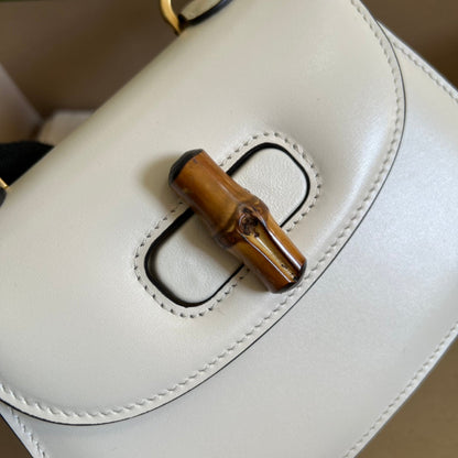 Gucci Small Top Handle Bag With Bamboo