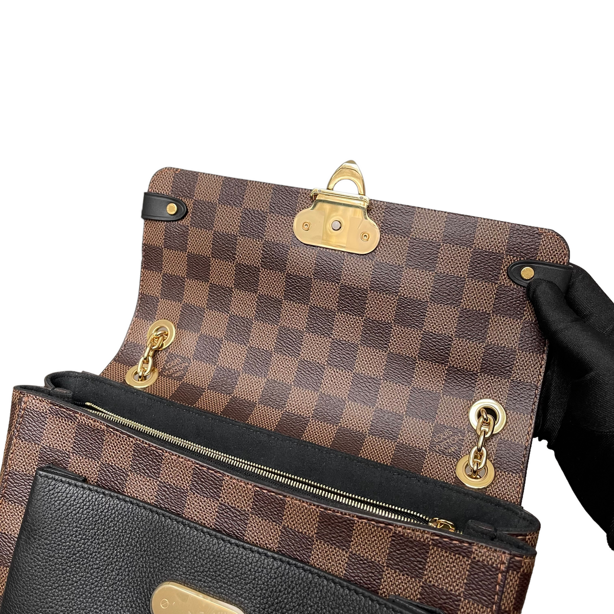 Louis-Vuitton Vavin PM Damier Ebene Black GHW