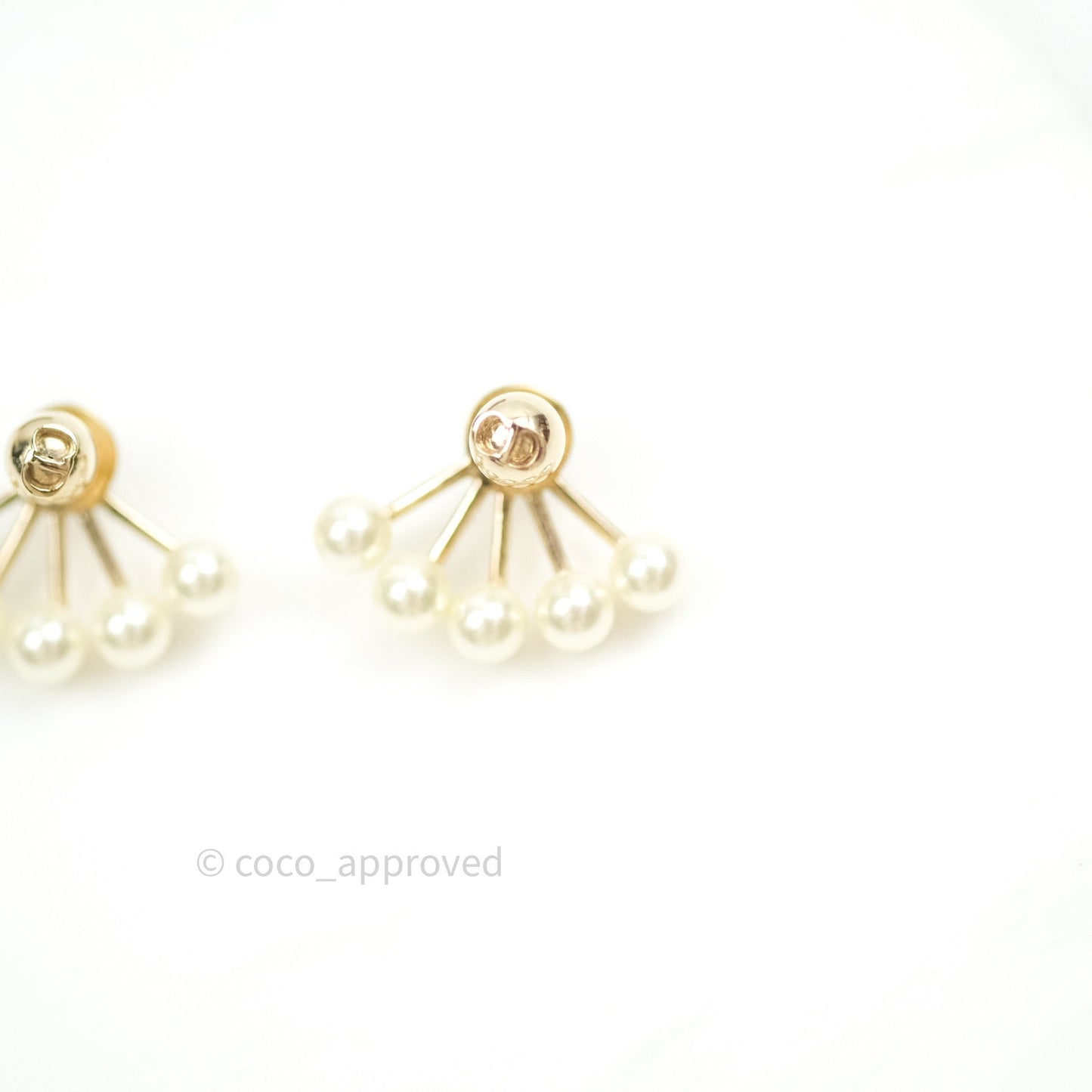 Christian Dior Pearl La Peite Tribale Earrings