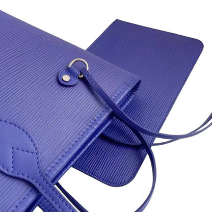 Louis-Vuitton Epi Neverfull MM Purple