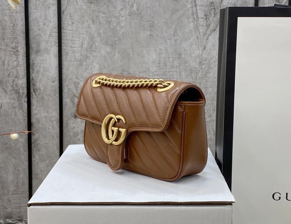 Gucci Marmont Small Matelassé Shoulder Bag