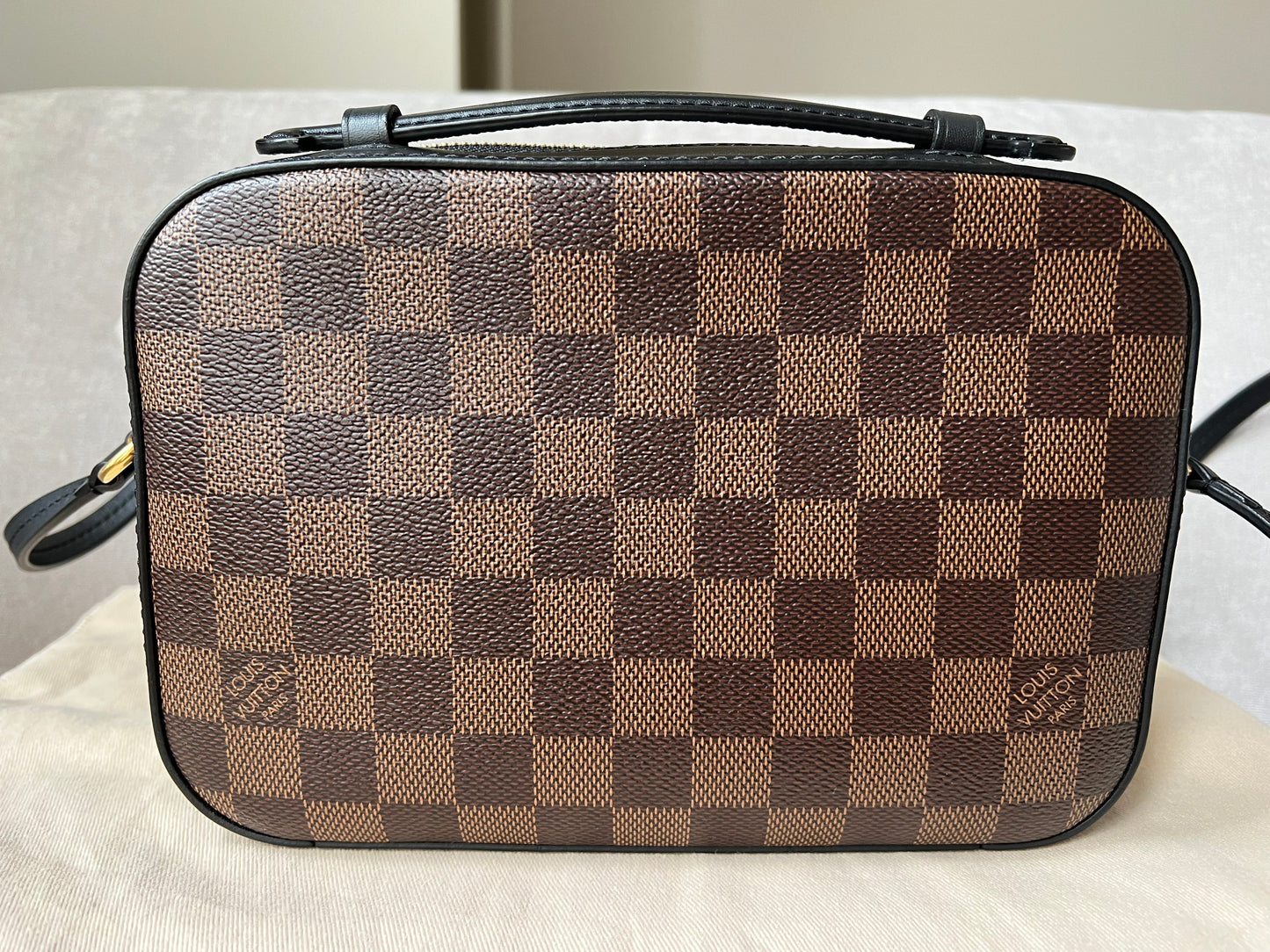 Louis Vuitton Santa Monica Damier Ebene and Black