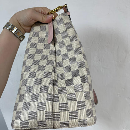Louis-Vuitton NeoNoe MM Damier Azure Pink