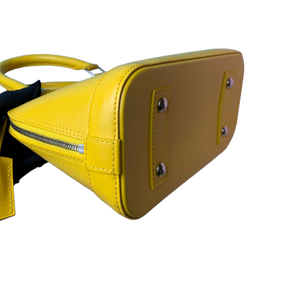 Louis-Vuitton Alma BB Epi Yellow SHW