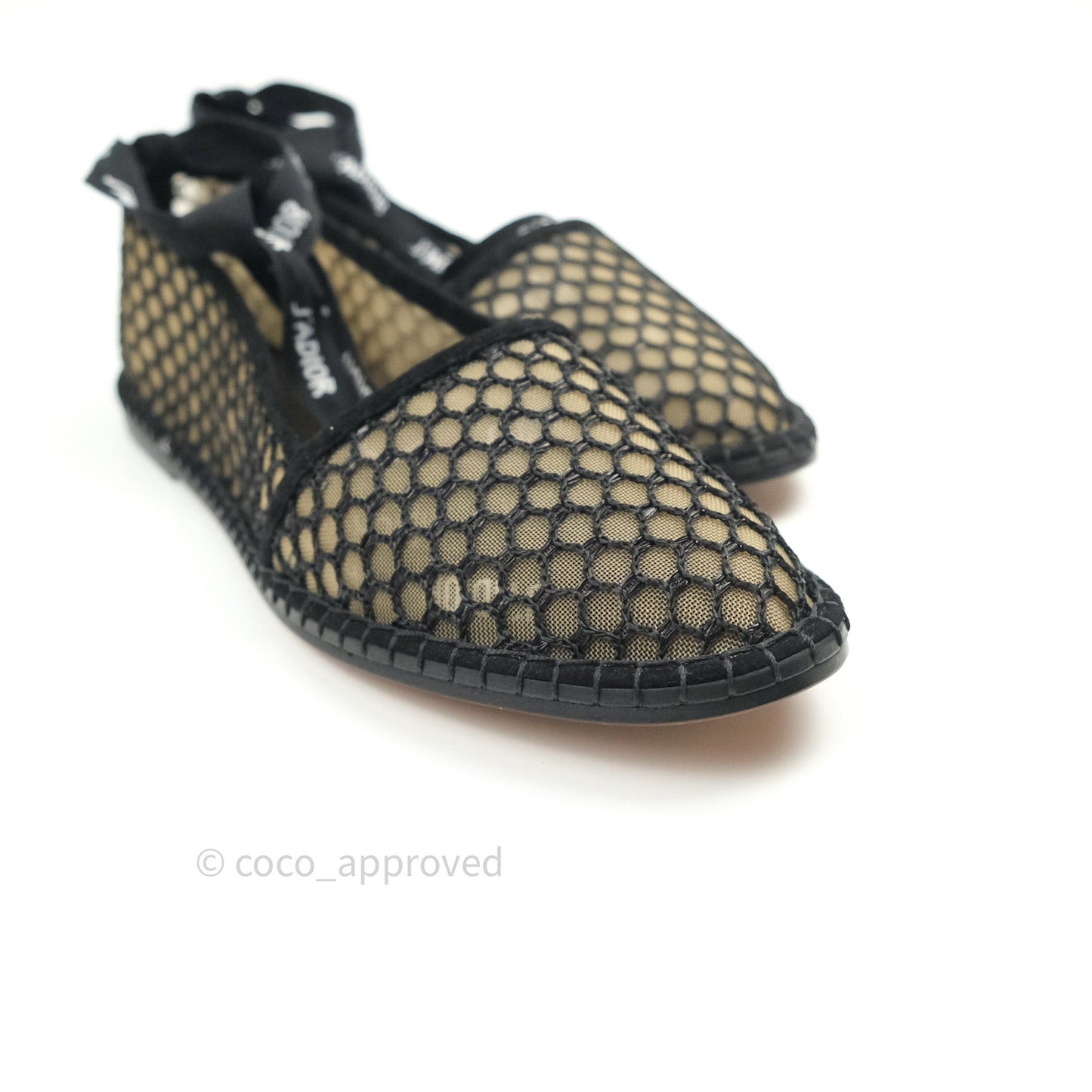 Christian Dior Nicely-D Lace-Up Espadrilles Size 39