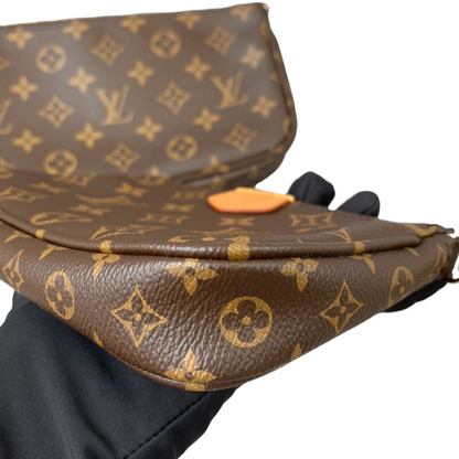 Louis-Vuitton Monogram Multi Pochette Accessoires Khaki GHW