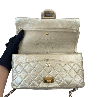 Classic Reissue 225 Calfskin Gold GHW