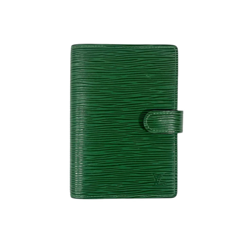 Louis-Vuitton Agenda PM Epi Green GHW